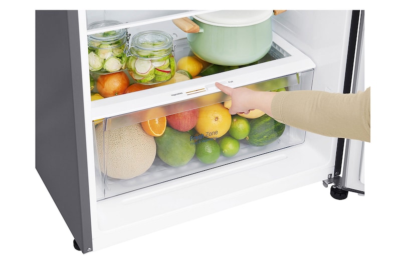 LG Frigorifero Smart Doppia Porta Classe energetica F Door-Cooling™ Wi-Fi Maniglie integrate, GTB583PZCZD