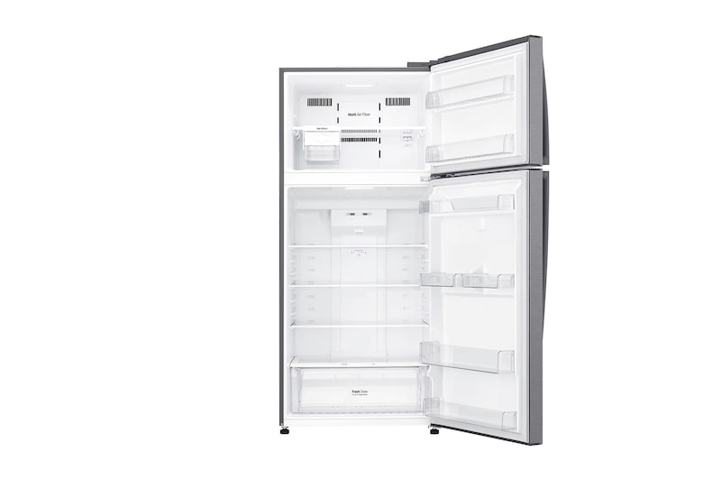 LG Frigorifero doppia porta | Classe F, 509L | Gestione umidità, Fabbricatore del ghiaccio, Maniglie esterne, No frost | Grafite, GTB744DSCV