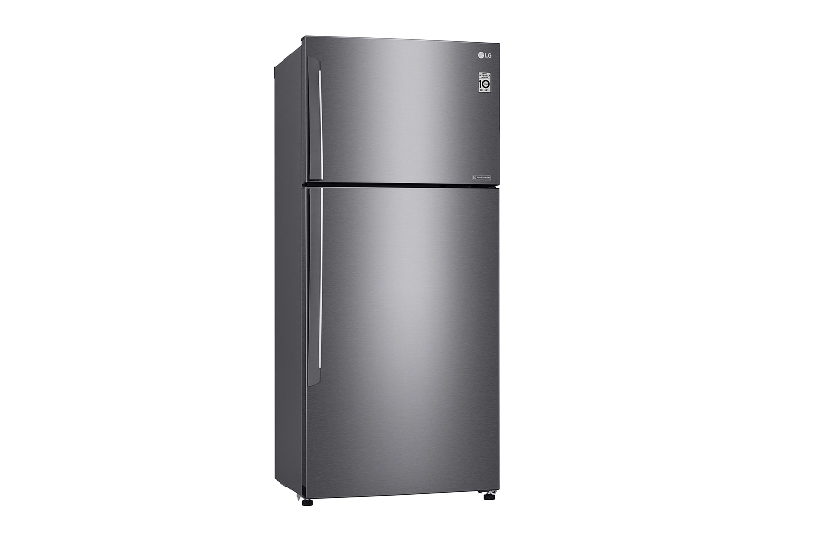 LG Frigorifero doppia porta | Classe F, 509L | Gestione umidità, Fabbricatore del ghiaccio, Maniglie esterne, No frost | Grafite, GTB744DSCV