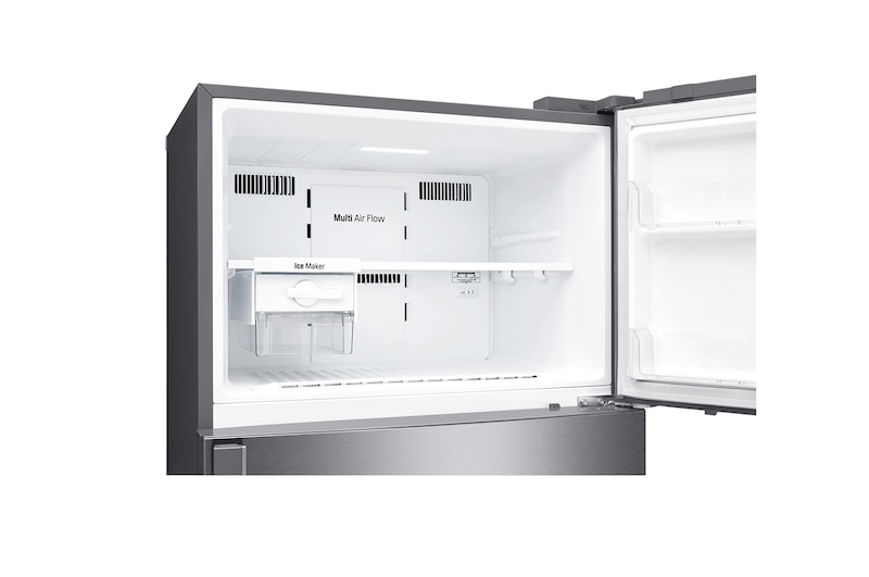 LG Frigorifero doppia porta | Classe F, 509L | Gestione umidità, Fabbricatore del ghiaccio, Maniglie esterne, No frost | Grafite, GTB744DSCV