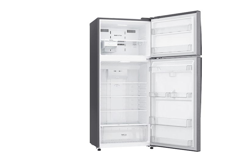 LG Frigorifero doppia porta | Classe F, 509L | Gestione umidità, Fabbricatore del ghiaccio, Maniglie esterne, No frost | Grafite, GTB744DSCV