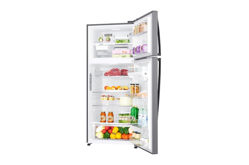 LG Frigorifero doppia porta | Classe E, 506L | Wi-Fi, Door & Linear Cooling, Cassetto 0 gradi, Maniglie esterne, No frost | Inox, GTB744PZHZD