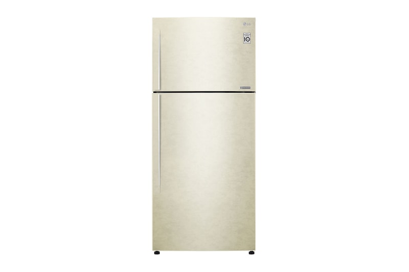 LG Frigorifero doppia porta | Classe F, 509L | Gestione umidità, Fabbricatore del ghiaccio, Maniglie esterne, No frost | Sabbia, GTB744SECV
