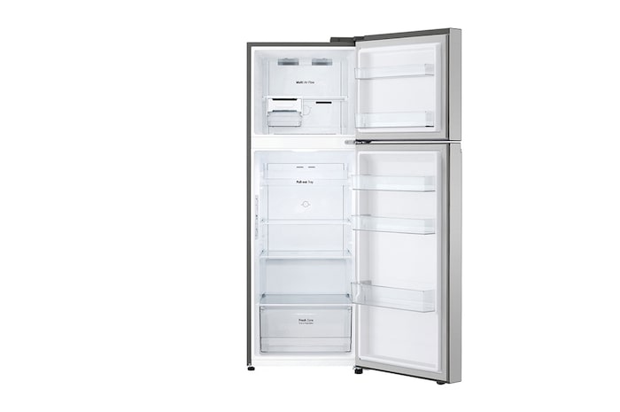 LG Frigorifero doppia porta 60cm | Classe E, 335L | Porte piatte, Door & Linear Cooling, Maniglie integrate, No frost | Inox, GTBV38PZGKD