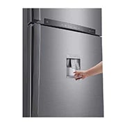 LG Frigorifero doppia porta | Classe E, 592L | Wi-Fi, Door & Linear Cooling, Gestione umidità, Dispenser acqua, No frost | Inox, GTF916PZPYD