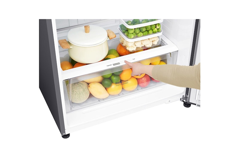 LG Frigorifero doppia porta | Classe E, 592L | Wi-Fi, Door&Linear Cooling, Gestione umidità, Dispenser acqua, No frost | Sabbia, GTF916SEPYD