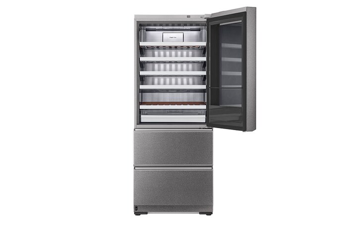 LG SIGNATURE Cantinetta vino InstaView | Classe E, 422L | Wi-Fi, Optimal Preservation Technology™, No frost | Inox satinato, LSR200W