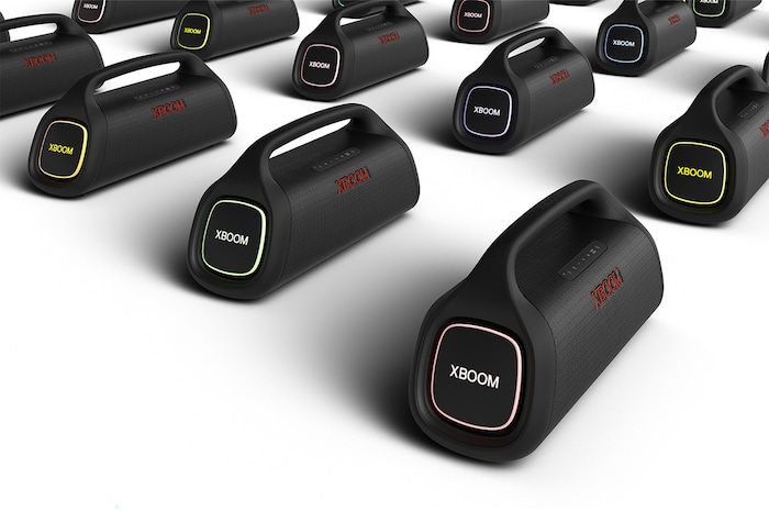 LG XBOOM Go | Speaker Bluetooth 80W Serie XG9 | Sound Boost, Illuminazione strobo, IP67, Autonomia 24 ore | Black, XG9QBK