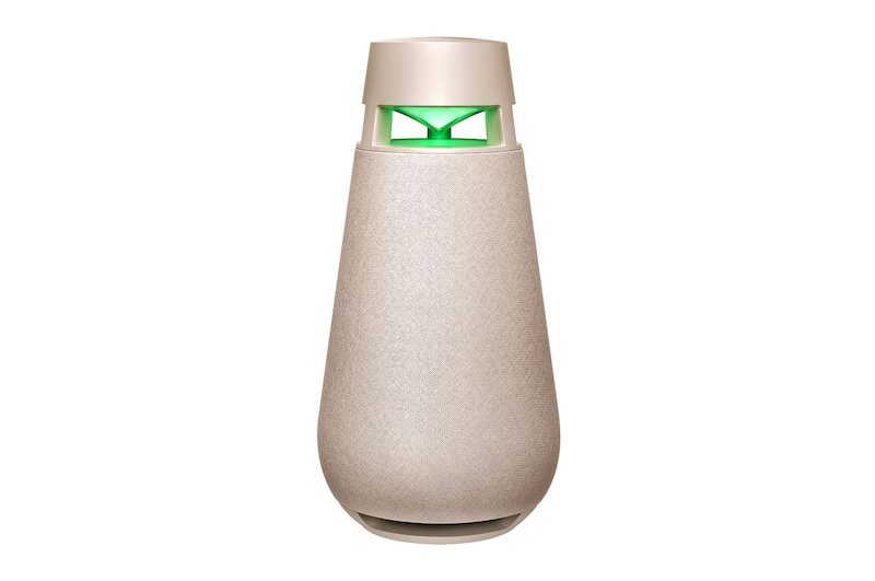 LG XBOOM 360 | Speaker omnidirezionale 50W Serie XO3 | Illuminazione emozionale, IP54, Bluetooth 5.1, Autonomia 24 ore | Beige, XO3QBE