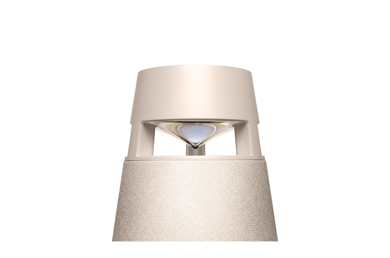 LG XBOOM 360 | Speaker omnidirezionale 50W Serie XO3 | Illuminazione emozionale, IP54, Bluetooth 5.1, Autonomia 24 ore | Beige, XO3QBE