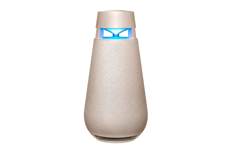 LG XBOOM 360 | Speaker omnidirezionale 50W Serie XO3 | Illuminazione emozionale, IP54, Bluetooth 5.1, Autonomia 24 ore | Beige, XO3QBE