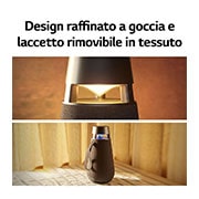 LG XBOOM 360 | Speaker omnidirezionale 50W Serie XO3 | Illuminazione emozionale, IP54, Bluetooth 5.1, Autonomia 24 ore | Beige, XO3QBE