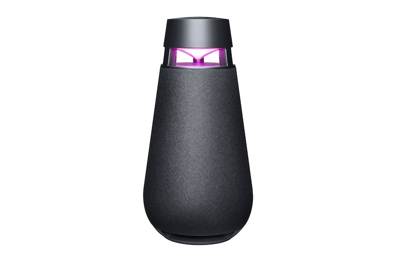LG XBOOM 360 | Speaker omnidirezionale 50W Serie XO3 | Illuminazione emozionale, IP54, Bluetooth 5.1, Autonomia 24 ore | Black, XO3QBK