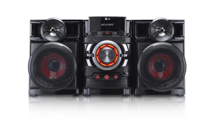 Vista frontale di LG XBOOM CM4320: Sistema Mini Hi-Fi CM4320