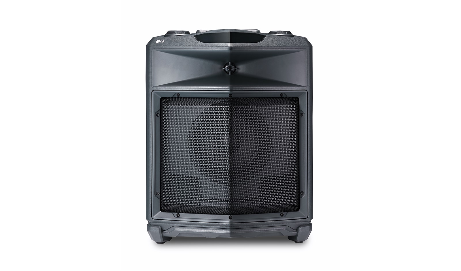 LG XBOOM Mini Hi-Fi OneBody 50W Bluetooth Wireless Maniglia telescopica e rotelle, FJ3