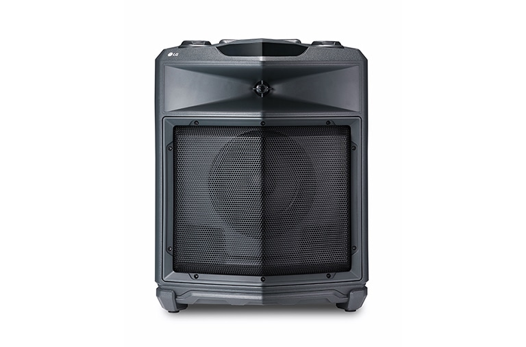 LG XBOOM Mini Hi-Fi OneBody 50W Bluetooth Wireless Maniglia telescopica e rotelle, FJ3