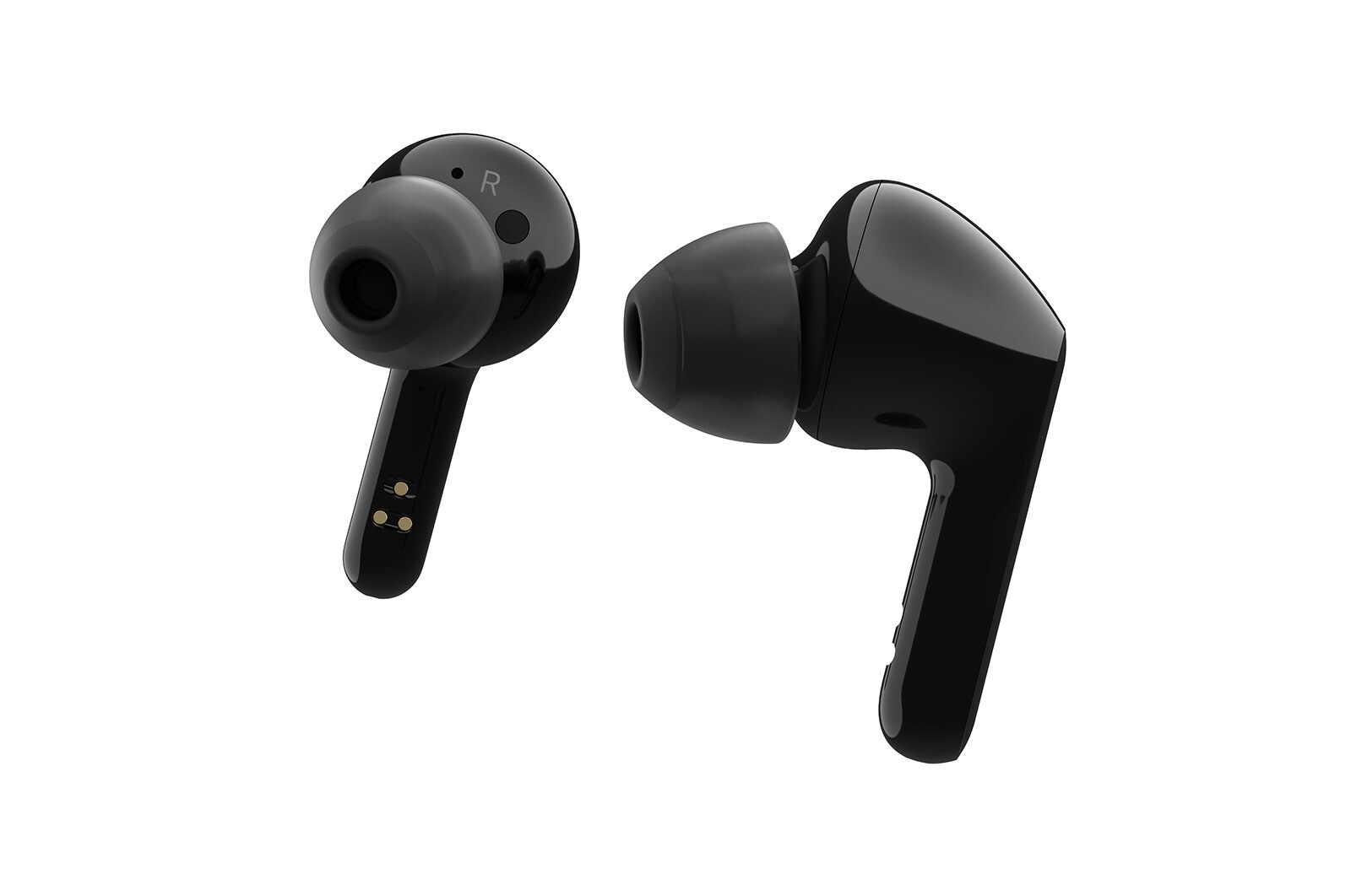LG Tone Free FN5U Black Cuffie True Wireless Bluetooth Meridian Audio con custodia Uvnano, HBS-FN5U.ABEUBK