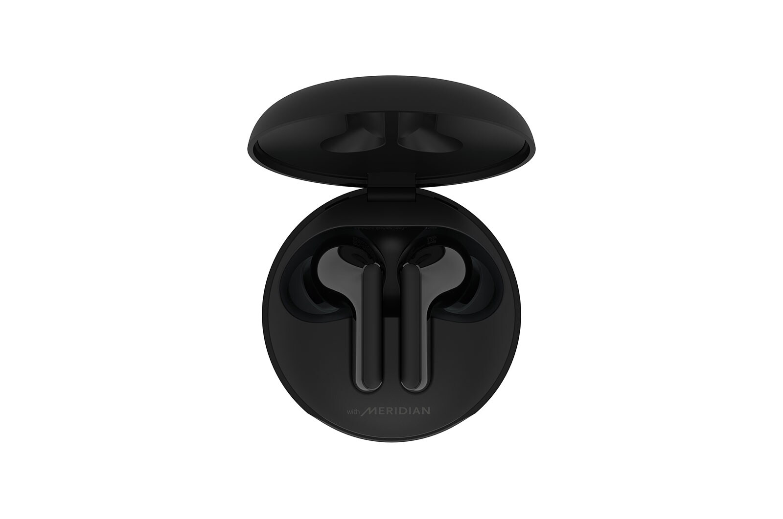 LG Tone Free FN5U Black Cuffie True Wireless Bluetooth Meridian Audio con custodia Uvnano, HBS-FN5U.ABEUBK