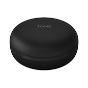 LG Tone Free FN5U Black Cuffie True Wireless Bluetooth Meridian Audio con custodia Uvnano, HBS-FN5U.ABEUBK