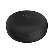 LG Tone Free FN5U Black Cuffie True Wireless Bluetooth Meridian Audio con custodia Uvnano, HBS-FN5U.ABEUBK