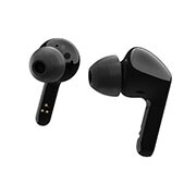 LG Tone Free FN5U Black Cuffie True Wireless Bluetooth Meridian Audio con custodia Uvnano, HBS-FN5U.ABEUBK