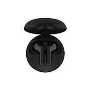 LG Tone Free FN5U Black Cuffie True Wireless Bluetooth Meridian Audio con custodia Uvnano, HBS-FN5U.ABEUBK