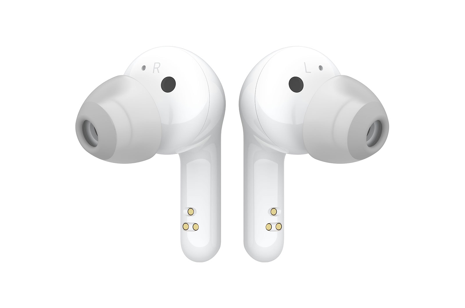 LG Tone Free FN5U White  Cuffie True Wireless Bluetooth Meridian Audio con custodia Uvnano, HBS-FN5U.ABEUWH