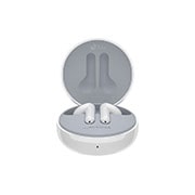 LG Tone Free FN5U White  Cuffie True Wireless Bluetooth Meridian Audio con custodia Uvnano, HBS-FN5U.ABEUWH
