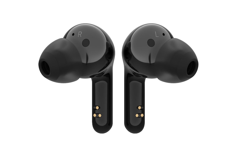 LG Tone Free FN6 Black Cuffie True Wireless Bluetooth Meridian Audio con custodia UVnano, FN6.ABEUBK