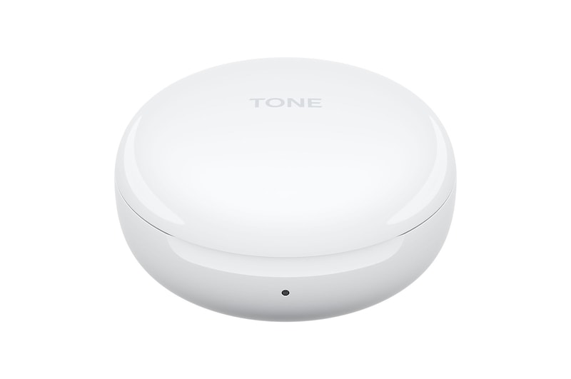 LG Tone Free FN6 White Cuffie True Wireless Bluetooth Meridian Audio con custodia UVnano, FN6.ABEUWH