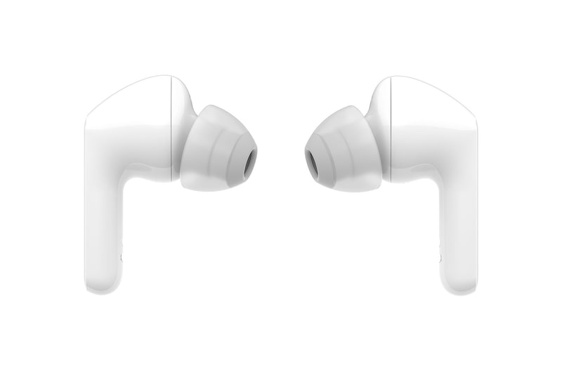 LG Tone Free FN6 White Cuffie True Wireless Bluetooth Meridian Audio con custodia UVnano, FN6.ABEUWH