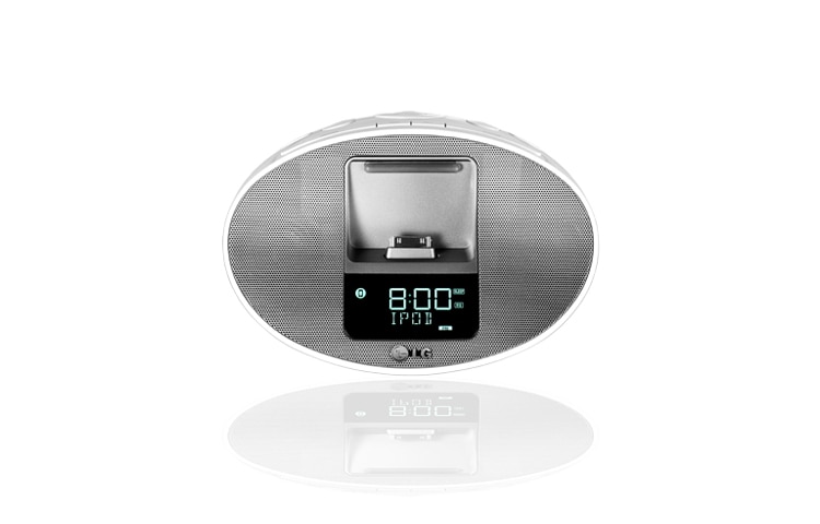 Vista frontale di PA36 Ascolta la tua musica preferita con la nuova stazione per iPod e iPhone di LG PA36