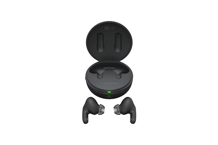 LG Tone Free FP9 Black Cuffie True Wireless con ANC, Custodia di ricarica UVnano antibatterica, Bluetooth, Meridian Audio, TONE-FP9.CEUFLLK
