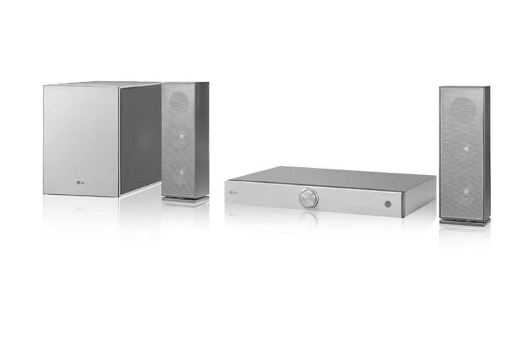 LG Il nuovo Home Theater Blu-ray 3D dal design total Silver, BH8120C