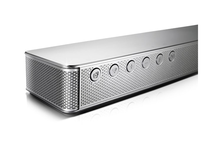 LG Soundbar Curva 4.1 ch 360W Subwoofer Wireless  Multi-room  , LAS855M