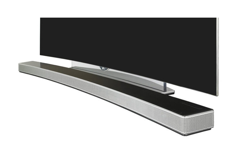 LG Soundbar Curva 4.1 ch 360W Subwoofer Wireless  Multi-room  , LAS855M