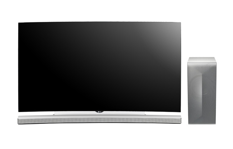 LG Soundbar Curva 4.1 ch 360W Subwoofer Wireless  Multi-room  , LAS855M