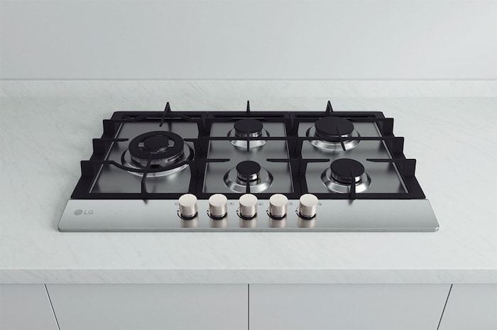 Foto frontale del piano cottura LG CBGZ3016S