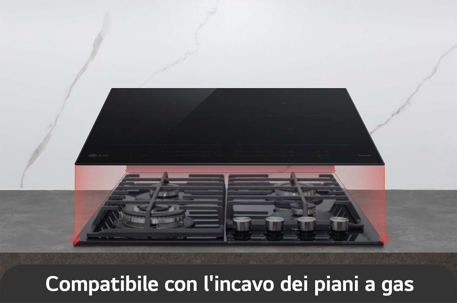 compatibile con l'incavo