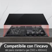 compatibile con l'incavo