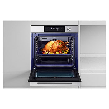 Foto frontale forno aperto WSED7613S.BSTQEUR