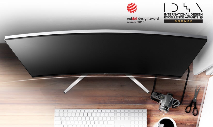 Monitor UltraWide® IPS Curvo, 34 pollici 21:9, 3440x1440, sRGB 99