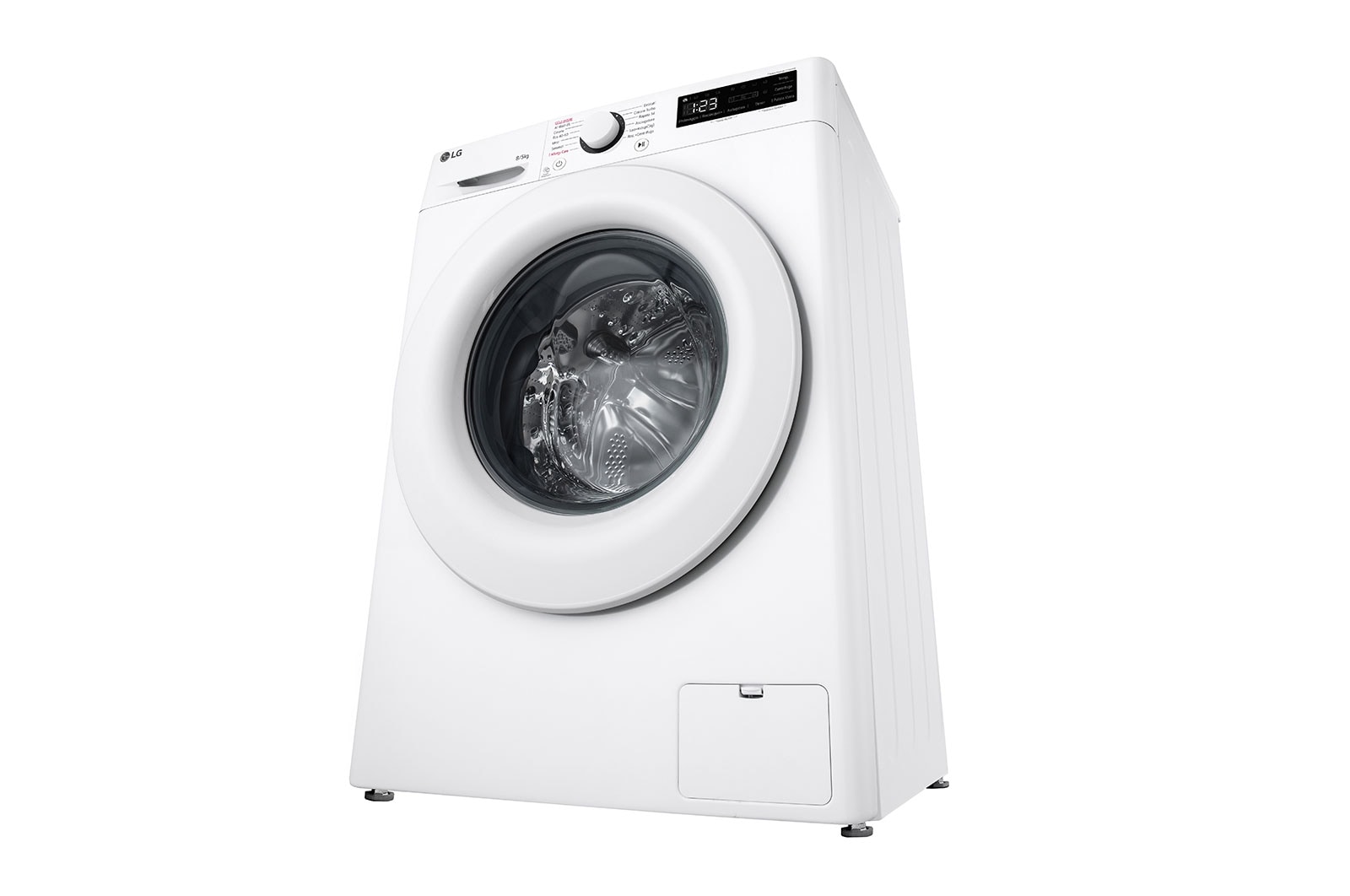 LG Lavasciuga slim 8/5kg AI DD | Serie R3 Classe E / A-10% | 1200 giri, AI Wash, Vapore, Allergy Care, Smart diagnosis | Bianca, D2R3S08NSWW
