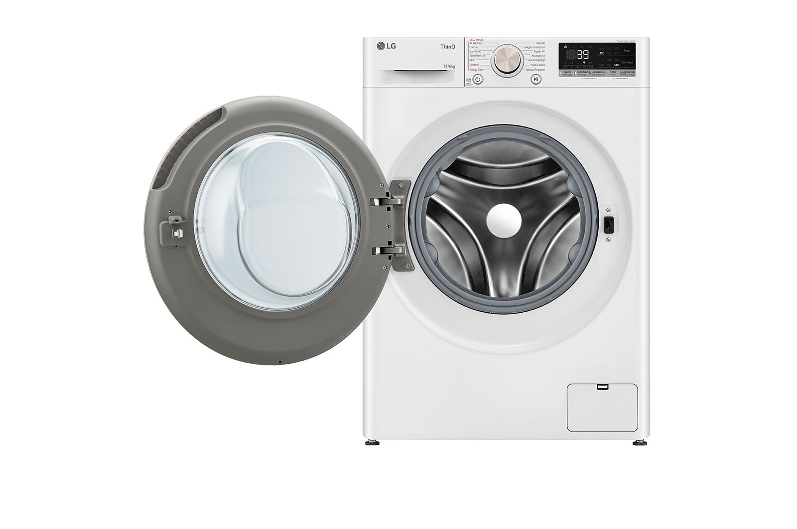 LG Lavasciuga a Vapore 11/6kg Classe D/A Bianca, D4R7011TSWG