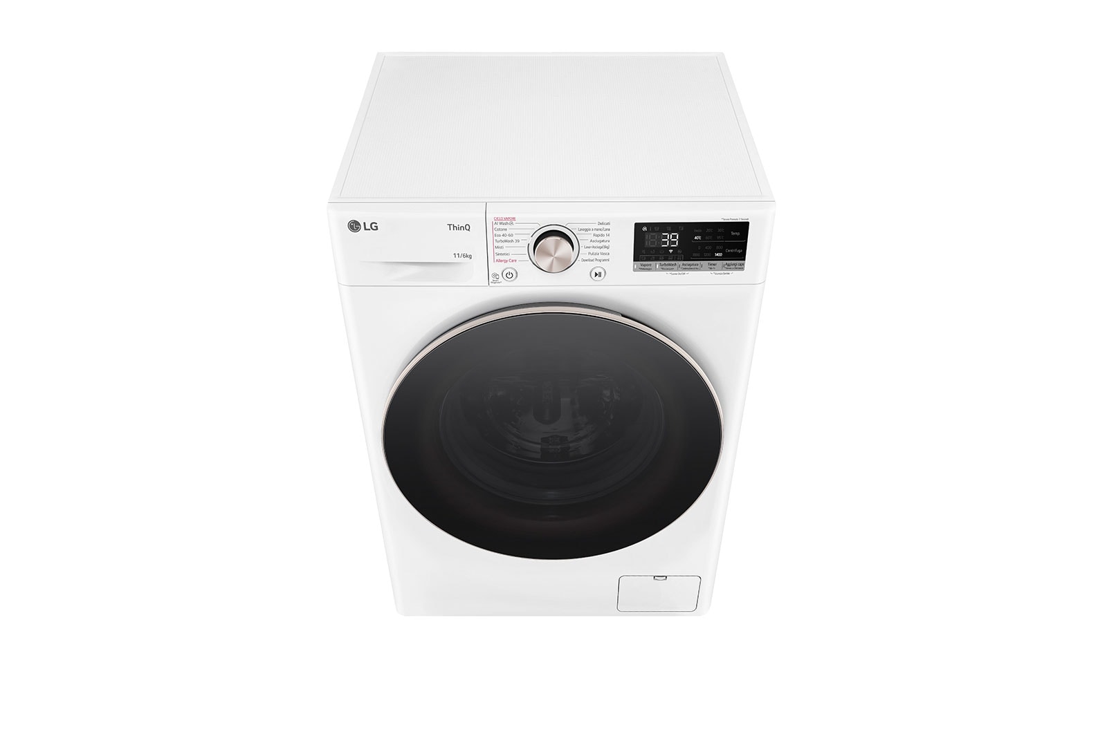 LG Lavasciuga a Vapore 11/6kg Classe D/A Bianca, D4R7011TSWG