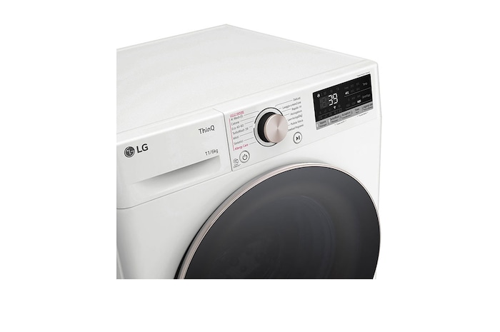 LG Lavasciuga a Vapore 11/6kg Classe D/A Bianca, D4R7011TSWG