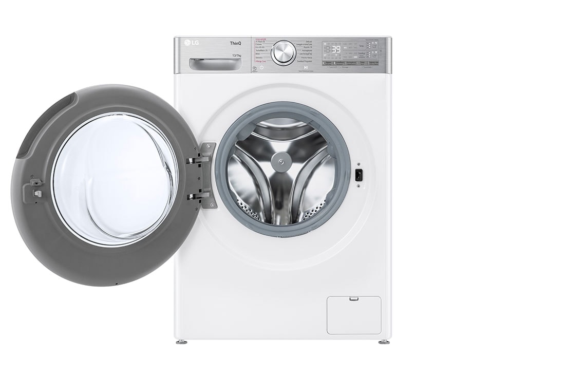 LG Lavasciuga 13/7kg AI DD™ Smart, 1400 giri, Vapore antipiega Bianca, D4R9513TPWC