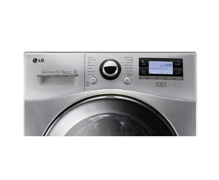 LG 12kg in lavaggio e 8kg in asciugatura in dimensioni standard con 6 motion Direct Drive Eco Hybrid. Tecnologia a vapore e motore Inverter Direct Drive garantito 10 anni., F1695RDH7
