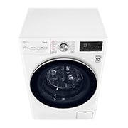 LG Lavasciuga 10,5/7kg AI DD | Serie V7 Classe E | 1400 giri, TurboWash 360, Vapore, Autodosaggio, Allergy Care, Wi-Fi | Bianca, F4DV710H2EA