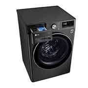 LG Lavasciuga 10,5/7kg AI DD | Serie V7 Classe E | 1400 giri, TurboWash 360, Vapore, Allergy Care, Eco Hybrid, Wi-Fi | Nera, F4DV710H2SE